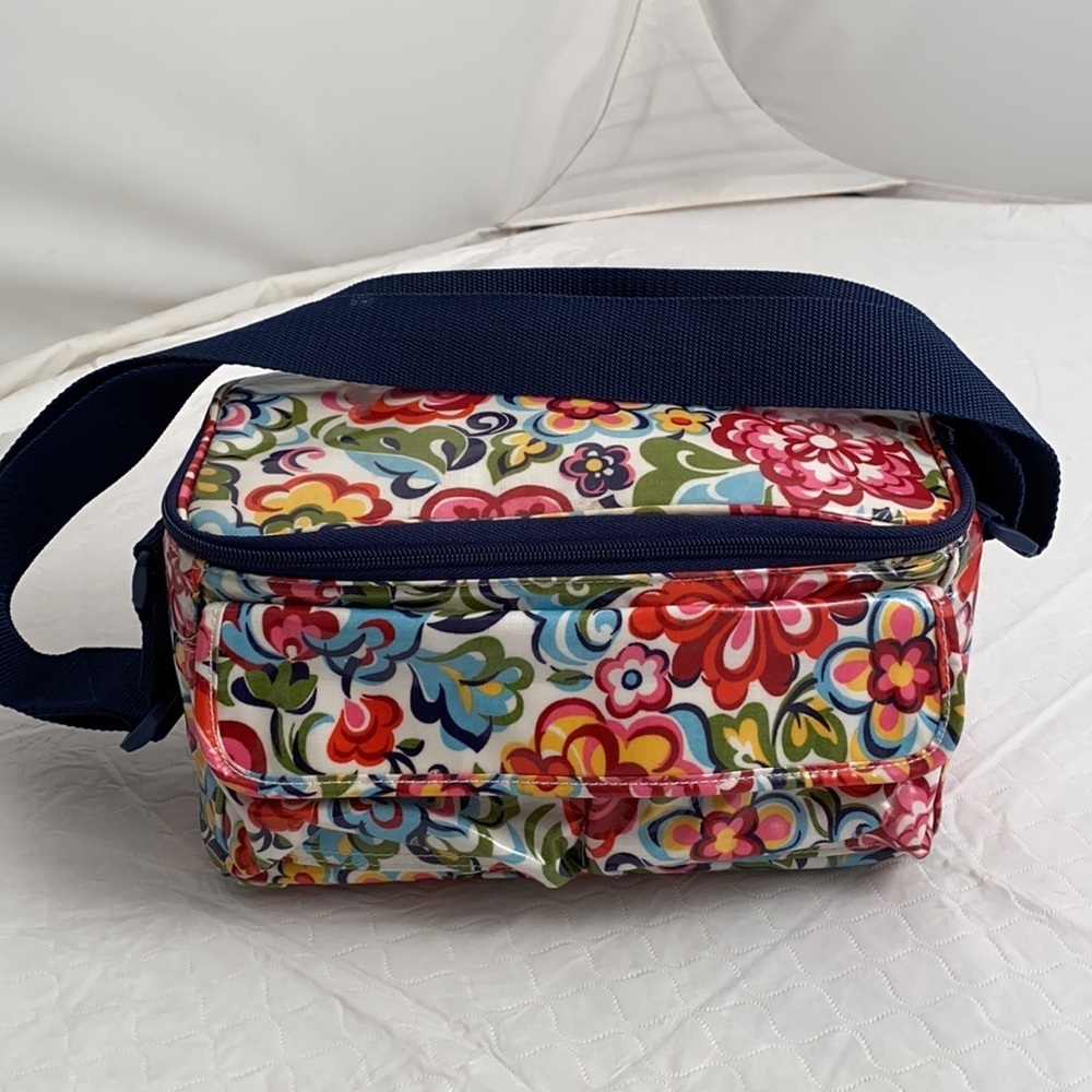 Vera Bradley Hope Garden multicolor insulated cooler tote
